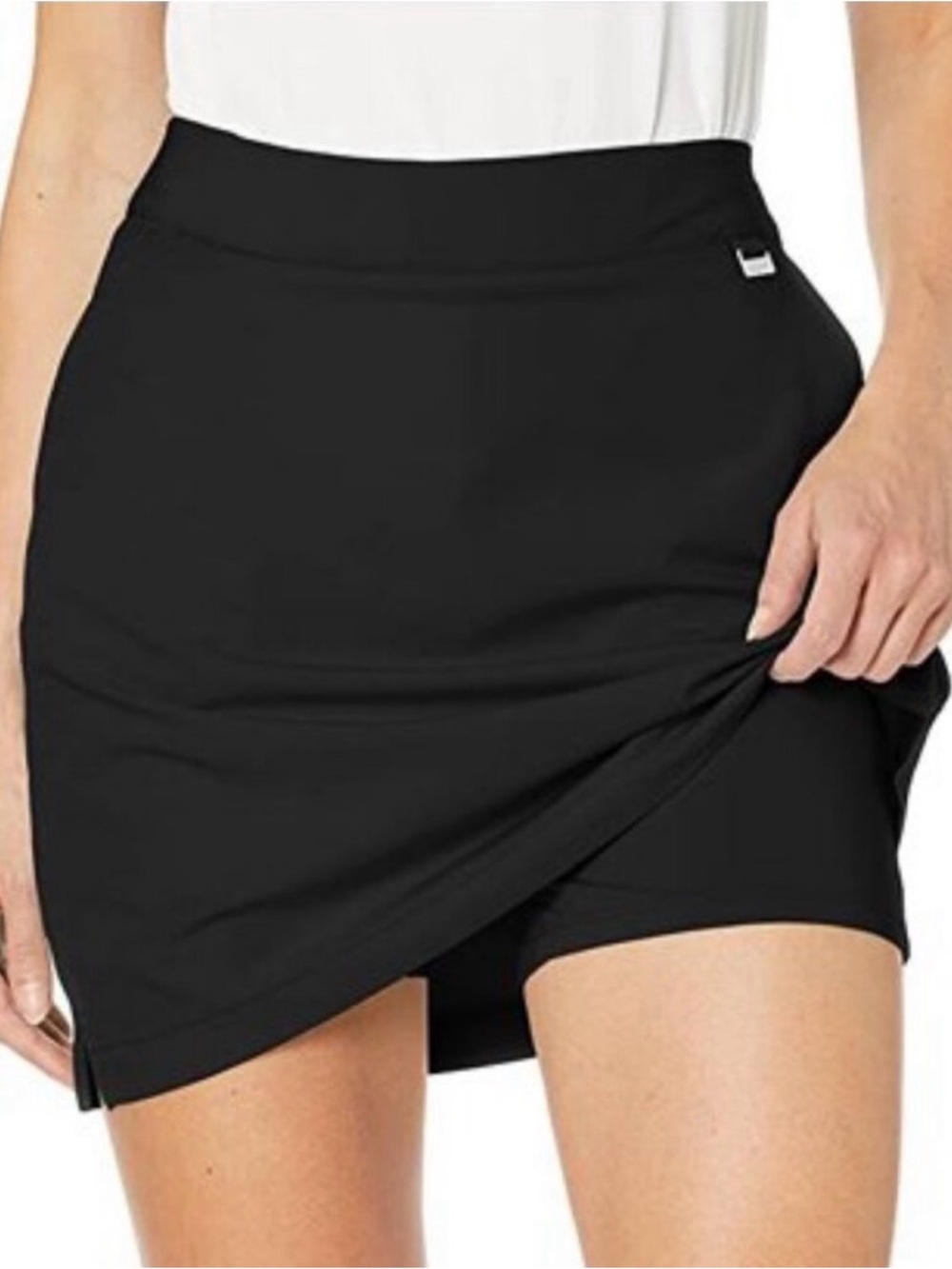 Greg Norman Collection Black Athletic Skort